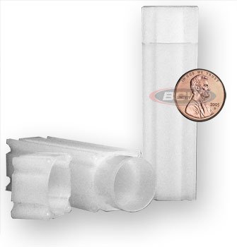 CoinSafe Square Tubes – Bundle of 25 - Penny Tubes