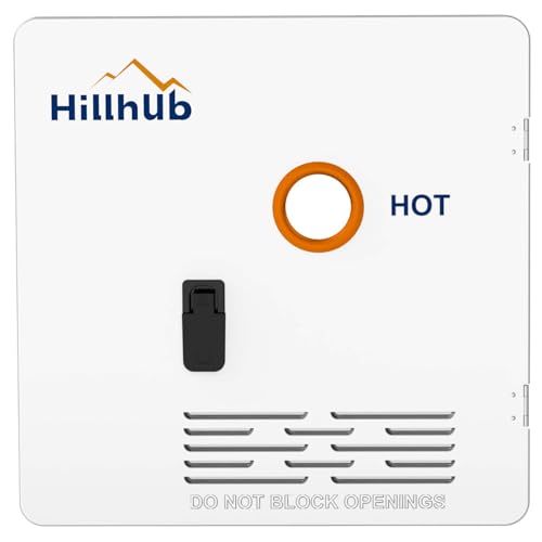 Image of Hillhub 18 x 18 Inches RV Water Heater White Door (ONLY DOOR). Door kit for Hillhub RV Water Heaters, Electrostatic Powder Coating Technique with Electroplate Sheet