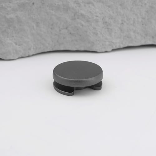 Image of 1pc Joystick Cap Metal Buttons Replacement Thumb Pad Cap Analog Compatible with Nintendo New 3DS 2DS XL LL Gray Metal Thumbstick Grip