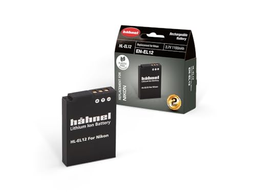 Batterie Li-ION Hähnel HL-EL12 : prolongez l'autonomie de votre appareil photo Nikon en voyage.