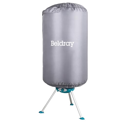 Beldray Heated Clothes Airer Pod - Hot Air Indoor Clothes Dryer With Cover, Quick Drying Time, Holds Up To 10kg, 6 Drying Arms For Hangers, 6 Heat Settings, Reduce Creases 900/1000W, LA041258 - Image 12
