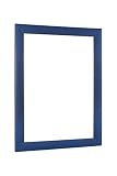 NiRa-TOP Cadre Photo en Bois 42 x 59.4 cm DIN A2 - Bleu Foncé - | avec verre acrylique | Cadres pour affiches | Cadre de l'image | 26 couleurs | Toutes les tailles