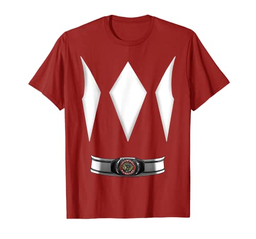 Power Rangers T-Shirt Costume Black Ranger – Maglietta Ufficiale In Cotone Con Fibbia, Manica Corta - 2