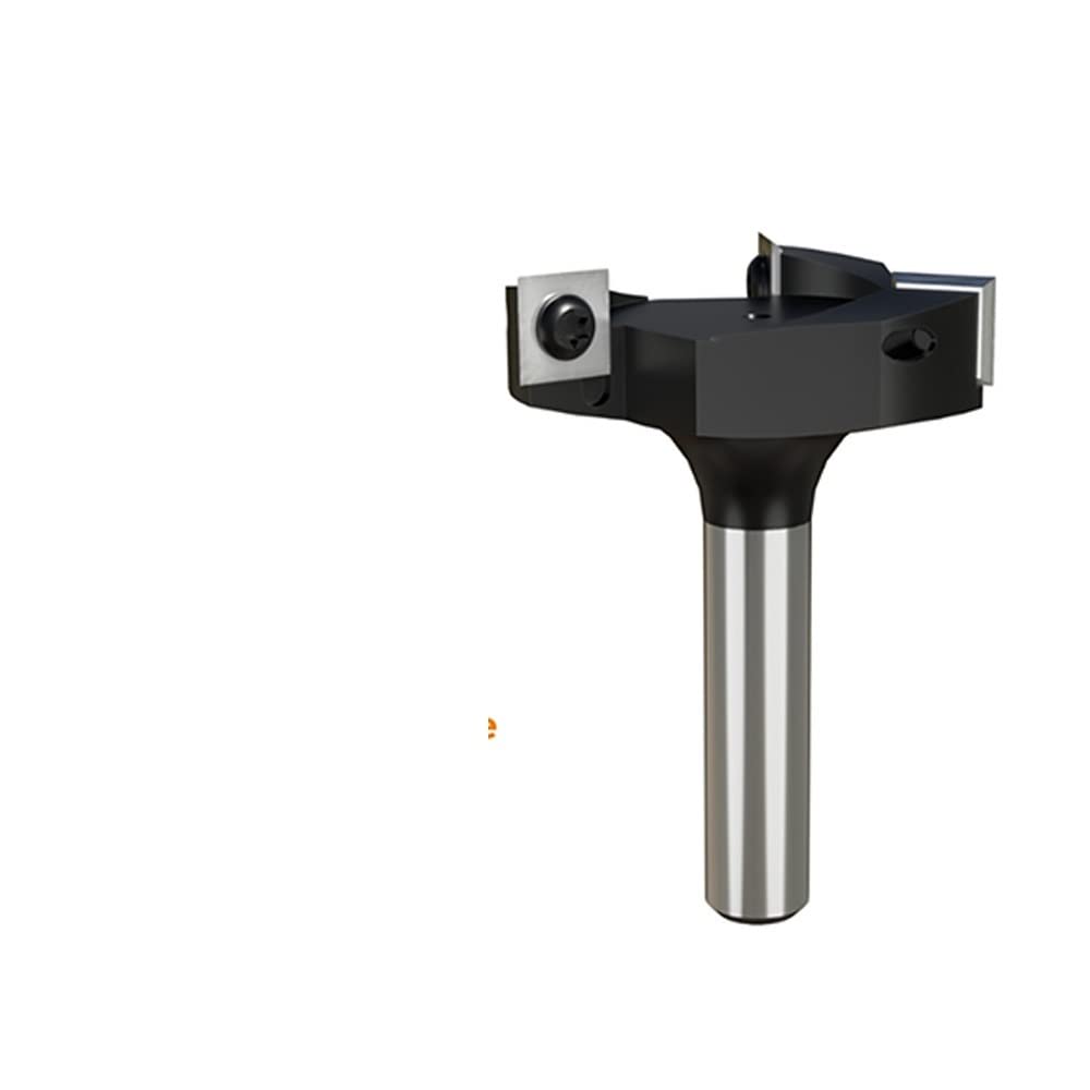 1/3 sztuk 3-flet strugarka do drewna Bit 37mm 59mm 60mm średnica cięcia 8mm 12mm Shank Spoilboard frezowanie powierzchni wkładka płyta węglikowa(12.7mm)