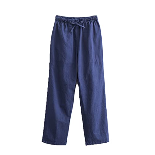 Pantalon Kung fu pour méditation et arts martiaux en grande taille fluide