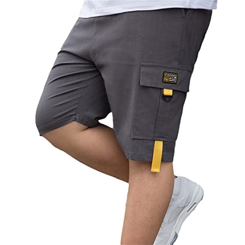 Pantalon cargo d'été pour homme taille 3XL en coton décontracté