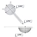 Nylon Mesh Strainer 2 Pack - Strain Your Wide Mouth Mason Jar Batches - Less Mess, Less Waste - Strain Your Water Kefir Grains - Homebrewing And Kitchen Essential - 2 Strainers - 3