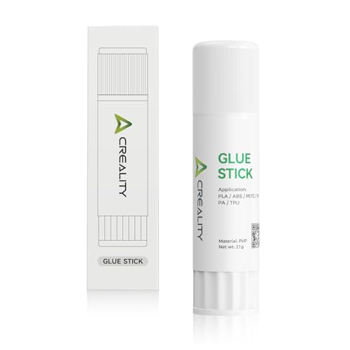 Creality Official 3D Printer Adhesive Stick Warping Reducing Glue Stick for Hot Bed 3D Printer Bed - PVP Solid 3D Print Glue Stick for PLA/ABS/PETG/PC/PA/TPU (Pack of 1)