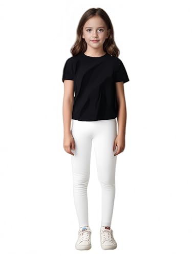 Girls Athletic Leggings High Waist Yoga Pants Dance Running Sports Tights3