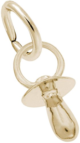 Rembrandt Baby Pacifier Charm - Metal - Gold-Plated Sterling Silver