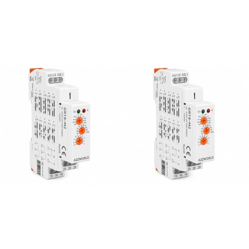 Relais temporisé 220V rail DIN minuterie réglable 12V 24V multifonctions