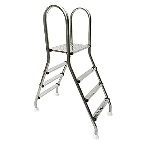 Escalera para piscina de acero inoxidable 165 cm