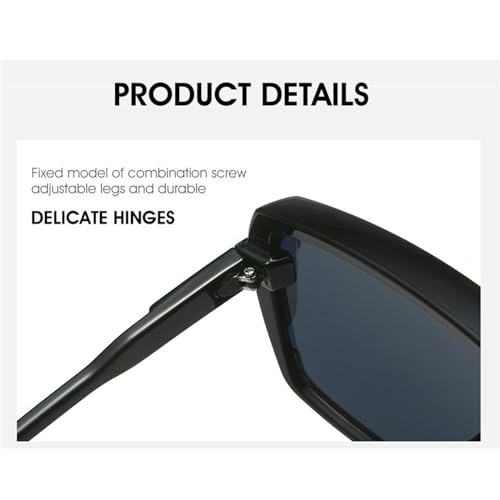 willochra Oversized Rimless Square Sunglasses for Men 2024 Luxury Punk Sun Glasses for Women Vintage Big Frame Eyewear4