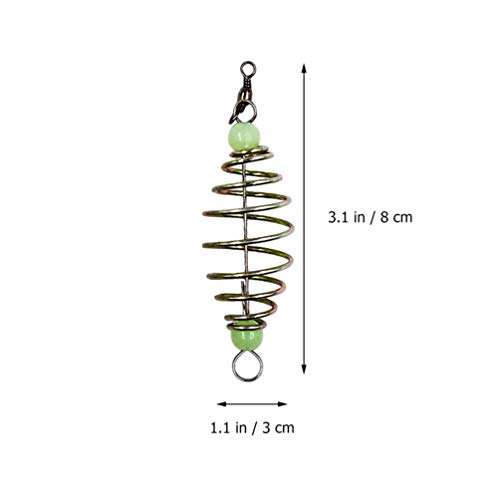 Homoyoyo 24- Stks Visaaskooi Gloed in de Donkere Visserijvisserij Lure Feeder Mandhouder Visversnellings Tackle Accessoires - Image 7