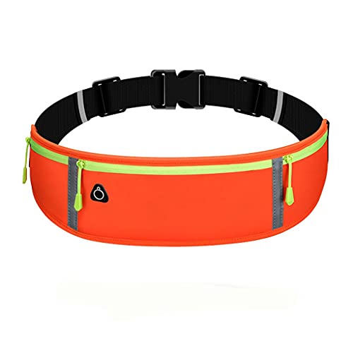 SKROWHN Bolsa de cinturón de ejecución Unisex Reflectante Viajes Jogging Gym Bag para el Soporte de teléfono de 6,5 Pulgadas (Color : E)