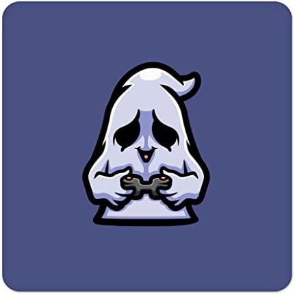Ghost Gaming Square Coasters - Printed Coasters - Funny Coasters for Drinks image 4