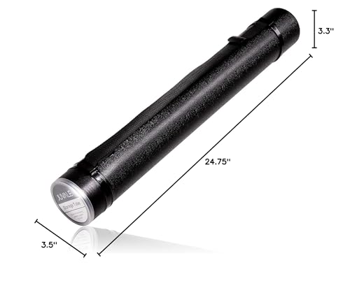 Juvale FR-B-2922 Poster Tube, Blueprint Document Holder For Drawing, Drafting, Art Storage With Carrying Strap  thumb #9