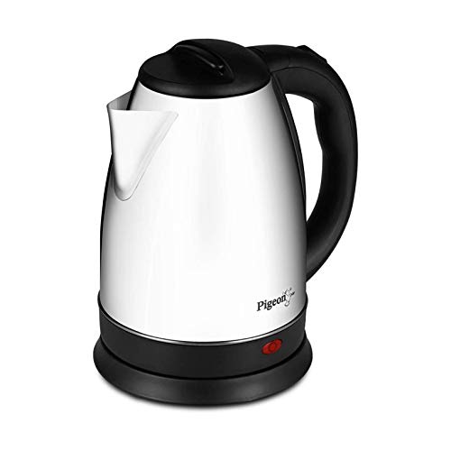 Pigeon by Stovekraft Hot Electric Kettle with Stainless Steel Body, 1500 Watt, 1.8 litres boiler for Water, instant noodles, soup...
