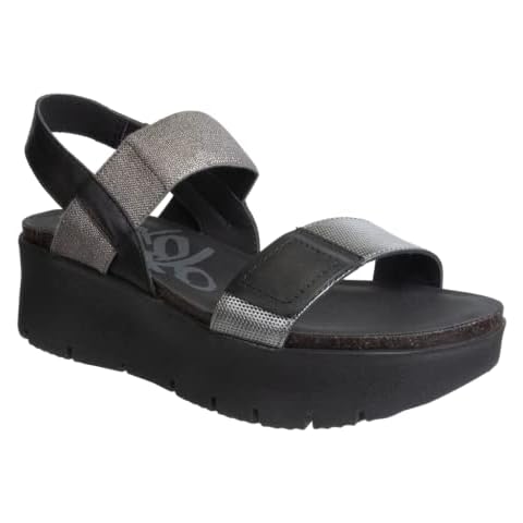 OTBT Women's NOVA Platform Sandal, BLACK, 8 Cover