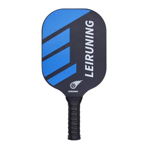 LEIRUNING Pickleball Paddle | Ultra-Durable ABS-Fiberglass Composite | Ideal Starter Kit for New Players & Recreational Play