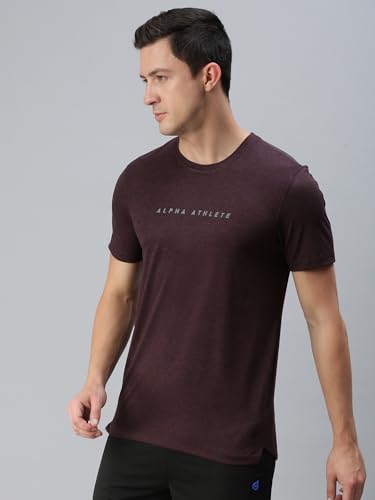 Image of Macroman M-Series Men's Lightweight Active T-Shirt in Soft Polyester with UV Protection, Sweat-Wicking Technology, and Reflective Details