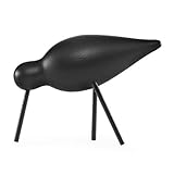 vitra beistelltisch glas Sigurjón Pálsson, 2014 Normann Copenhagen Deko-Vogel, Holz, Schwarz, 15 x 5.5 x 11 cm