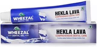 Hekla lava dental gel toothpaste (wheezal) | 100gm X 3 | S&S-image-9