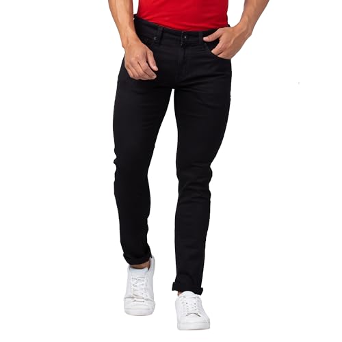 Image of Spykar Men's Slim Fit Low Rise Casual Jeans