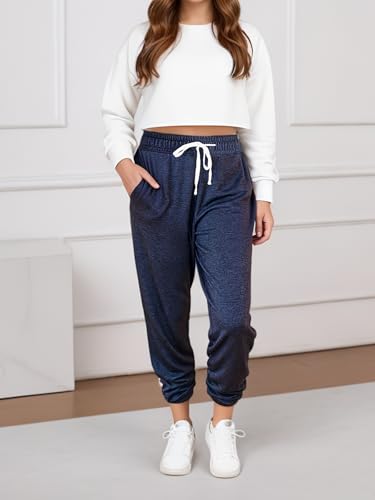 Women Baggy Sweatpants with Pockets Lounge Womens Pajama Pants Female Trouser