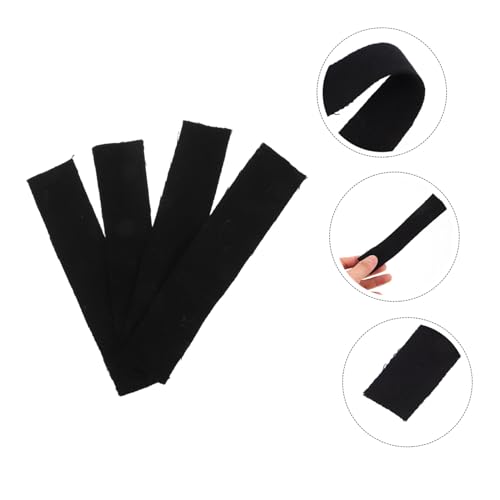 OFFSCH 4pcs Muffling Pad Practice Mute Pad for Musical Instrument Black Wool Felt for Silent Practice - Image 8