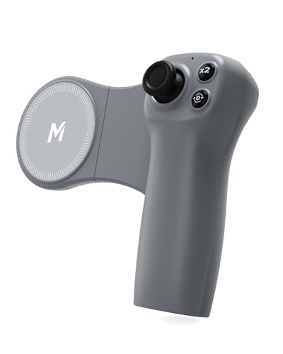 MOVMAX Remote Controller for DJI Osmo Pocket 3/2, Wireless Camera Remote Control with Hall Effect Joystick, Ergonomic Handle Magnetic Attach, Ideal for Car Shooting
