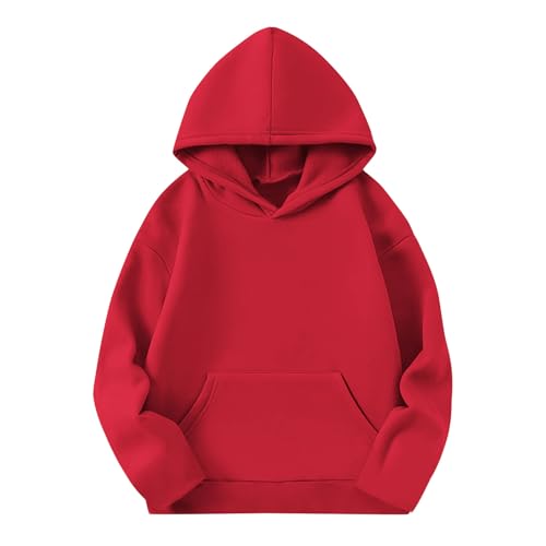 Girls Crewneck Sweatshirt Teen Girls Hooded Long Sleeve Hoodies Pullover with Pocket Fall Sports Hoodie Solid Casual4