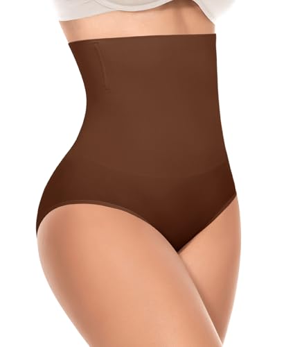 Image of Werena Tummy Control Shapewear Underwear for Women High Waisted Body Shaper Panties Shaping Briefs
