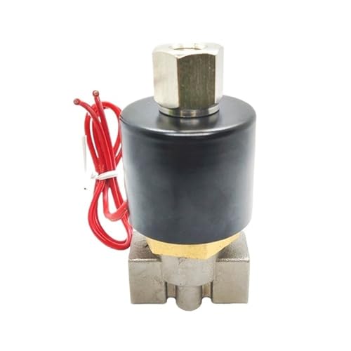 Électrovanne inox 1/4 normalement ouverte 2 voies AC 220V