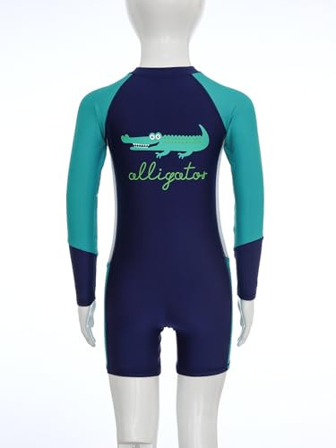 iiniim Rash Guard Swimsuit Boys Surfing Swimsuit Kids One Piece Long Sleeve Swimwear Sun Protection4