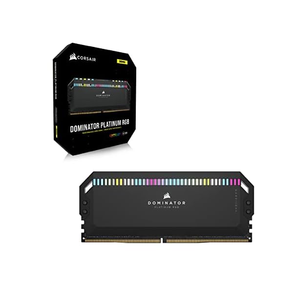 CORSAIR DOMINATOR PLATINUM RGB DDR5 RAM 32GB (2x16GB) 7200MHz C34-44-44-96 1.45V Intel Optimised Computer Memory (iCUE Compatible, Fast Processing, Patented DHX Cooling, Intel® XMP 3.0 Profiles) Black - Image 8