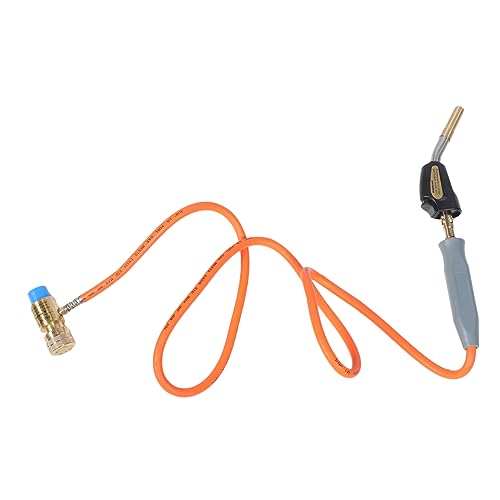 Garneck Propane Torch Kit 1.5m High Pressure Gas Torch for Welding Soldering Heating American Type Fine Valve Torch Electronic