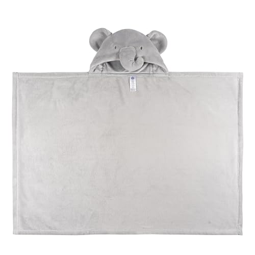 Image of Gerber Baby Unisex Hooded Wearable Blanket & Security Blanket Set, Animals + Geos Neutral, One Size