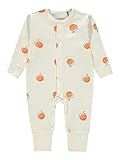 Ein hübsche Baby Overall mit aufgestickten Orangen Design
