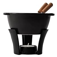 Boska Set per fonduta Party Mini/per fonduta di formaggio e salsa/300 ml/Caquelon per fonduta lavabile in lavastoviglie