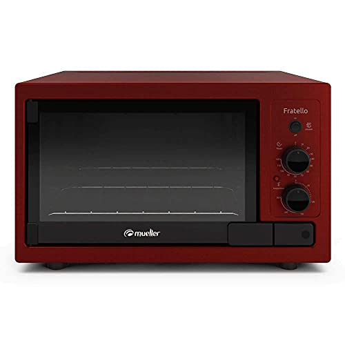 Forno de bancada elétrico 44 litros Fratello Vermelho 127v