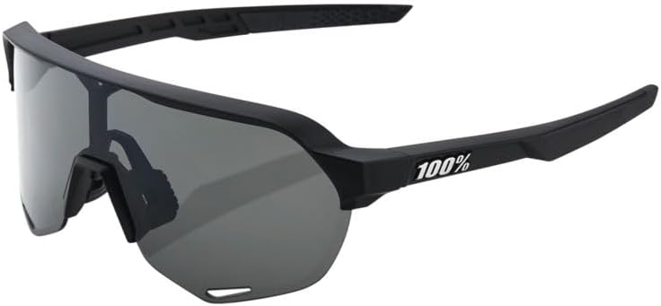 100% S2 Sunglasses - Black - Smoke 60006-00000