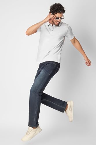 Image of Men's Regular Fit Polo Collar Half Sleeve T-Shirt Cotton Blend Polo T-Shirt Comfortable Lightweight Plain T-Shirt