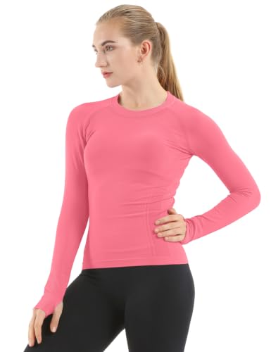 Image of MathCat Seamless Long Sleeve Workout Tops for Women