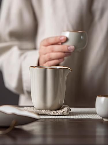 Dispensador de té cerámico Ru de 220 ml, ideal para ceremonias de té relajantes en casa 5