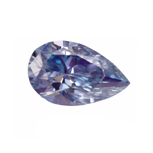 Boucles d'oreilles pendantes en moissanite poire VVS1, un cadeau inoubliable