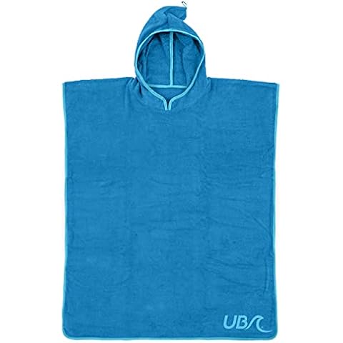 Urban Beach Hooded Beach Towel for Kids, Cotton Pool Towel Poncho, One Size Blue, One-sze, BGG1736 Cover
