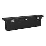 UWS EC10882 72-Inch Gloss Black Heavy-Wall Aluminum Deep Slim Truck Tool Box with Low Profile, RigidCore Lid