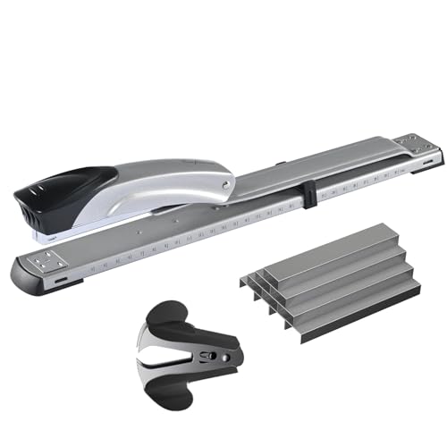 Craftinova Long Reach Stapler,with 2000 Staples & Stapler Remover Full Strip，20-25 Sheet...
