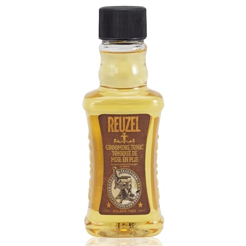 Reuzel Grooming Tonic - Quintessential Blow Dry Tonic-erzeugt lang anhaltenden natürlich wirkenden Halt für alle Haartypen- verleiht Glanz- ideal für Volumen - Lift und Textur -3.38 oz 100 ml Apfel
